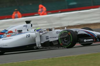 World © Octane Photographic Ltd. Saturday 5th July 2014. British GP, Silverstone, UK. - Formula 1 Qualifying. Williams Martini Racing FW36 – Felipe Massa. Digital Ref: 1020LB1D9646