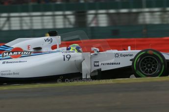 World © Octane Photographic Ltd. Saturday 5th July 2014. British GP, Silverstone, UK. - Formula 1 Qualifying. Williams Martini Racing FW36 – Felipe Massa. Digital Ref: 1020LB1D9653