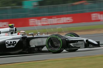 World © Octane Photographic Ltd. Saturday 5th July 2014. British GP, Silverstone, UK. - Formula 1 Qualifying. McLaren Mercedes MP4/29 – Kevin Magnussen. Digital Ref: 1020LB1D9694