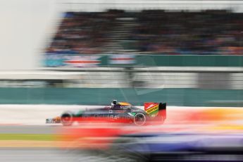 World © Octane Photographic Ltd. Saturday 5th July 2014. British GP, Silverstone, UK. - Formula 1 Qualifying. Sahara Force India VJM07 – Nico Hulkenburg. Digital Ref : 1020LB1D9928