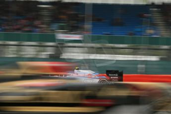 World © Octane Photographic Ltd. Saturday 5th July 2014. British GP, Silverstone, UK. - Formula 1 Qualifying. Williams Martini Racing FW36 – Valtteri Bottas and Lotus F1 Team E22 - Romain Grosjean. Digital Ref: 1020LB1D9935