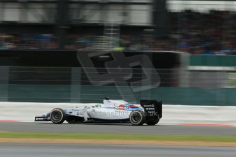 World © Octane Photographic Ltd. Saturday 5th July 2014. British GP, Silverstone, UK. - Formula 1 Qualifying. Williams Martini Racing FW36 – Felipe Massa. Digital Ref: 1020LB1D9945