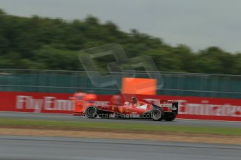 World © Octane Photographic Ltd. Saturday 5th July 2014. British GP, Silverstone, UK. - Formula 1 Qualifying. Scuderia Ferrari F14T – Kimi Raikkonen. Digital Ref: 1020LB1D9990