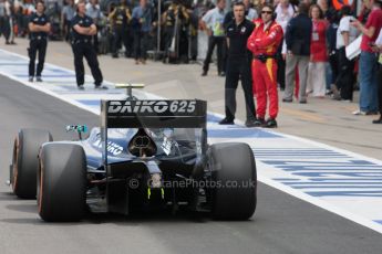 World © Octane Photographic Ltd. Friday 4th July 2014. GP2 Practice Session – Silverstone - UK. Conor Daly - Venezuela GP Lazarus. Digital Ref : 1012JM1D0013