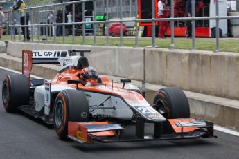 World © Octane Photographic Ltd. Friday 4th July 2014. GP2 Practice Session – Silverstone - UK. Daniel de Jong - MP Motorsport. Digital Ref : 1012JM1D0019