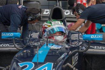World © Octane Photographic Ltd. Friday 4th July 2014. GP2 Practice Session – Silverstone - UK. Nathanael Berthon - Venezuela GP Lazarus. Digital Ref : 1012JM1D0020