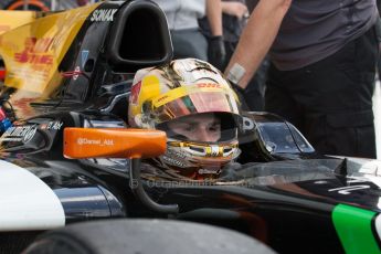 World © Octane Photographic Ltd. Friday 4th July 2014. GP2 Practice Session – Silverstone - UK. Daniel Abt - Hilmer Motorsport. Digital Ref: 1012JM1D0038