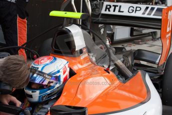 World © Octane Photographic Ltd. Friday 4th July 2014. GP2 Practice Session – Silverstone - UK. Marco Sorensen - MP Motorsport. Digital Ref : 1012JM1D0046