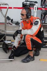 World © Octane Photographic Ltd. Friday 4th July 2014. GP2 Practice Session – Silverstone - UK. MP Motorsport pit team crew. Digital Ref : 1012JM1D0074
