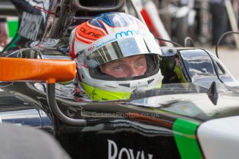 World © Octane Photographic Ltd. Friday 4th July 2014. GP2 Practice Session – Silverstone - UK. Jon Lancaster - Hilmer Motorsport. Digital Ref: 1012JM1D0077
