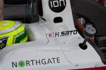 World © Octane Photographic Ltd. Friday 4th July 2014. GP2 Practice Session – Silverstone - UK. Kimiya Sato - Campos Racing. Digital Ref : 1012JM1D0100