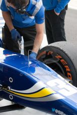 World © Octane Photographic Ltd. Friday 4th July 2014. GP2 Practice Session – Silverstone - UK. Felipe Nasr - Carlin. Digital Ref : 1012JM1D0113