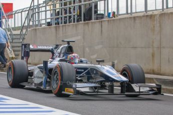 World © Octane Photographic Ltd.  Friday 4th July 2014. GP2 Practice Session – Silverstone - UK. Mitch Evans - RT Russian Time. Digital Ref : 1012JM1D0159