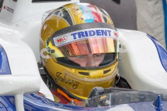 World © Octane Photographic Ltd. Friday 4th July 2014. GP2 Practice Session – Silverstone - UK. Johnny Cecotto - Trident. Digital Ref : 1012JM1D0179
