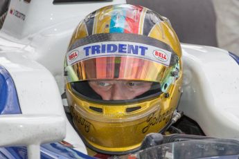 World © Octane Photographic Ltd. Friday 4th July 2014. GP2 Practice Session – Silverstone - UK. Johnny Cecotto - Trident. Digital Ref : 1012JM1D0180