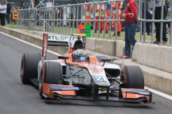 World © Octane Photographic Ltd. Friday 4th July 2014. GP2 Practice Session – Silverstone - UK. Marco Sorensen - MP Motorsport. Digital Ref : 1012JM1D1079