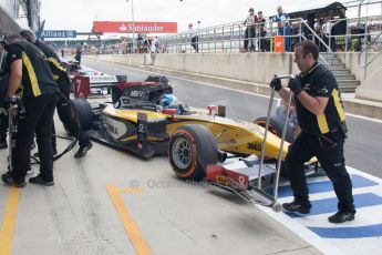 World © Octane Photographic Ltd. Friday 4th July 2014. GP2 Practice Session – Silverstone - UK. Jolyon Palmer – DAMS. Digital Ref : 1012JM1D1084