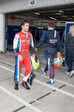 World © Octane Photographic Ltd. Friday 4th July 2014. GP2 Qualifying Session –British GP - Silverstone - UK. Andre Negrao - Arden International and Artem Markelov - RT Russian Time. Digital Ref : 1014JM1D1136