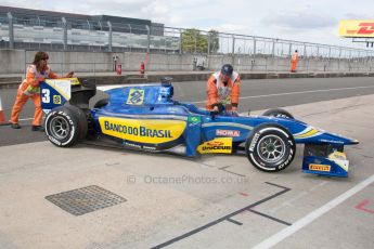 World © Octane Photographic Ltd. Friday 4th July 2014. GP2 Qualifying Session –British GP - Silverstone - UK. Felipe Nasr - Carlin. Digital Ref : 1014JM1D1143