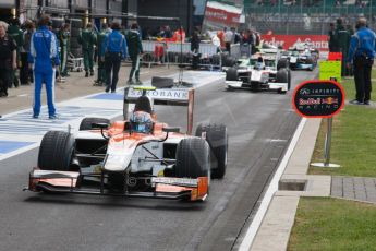 World © Octane Photographic Ltd. Saturday 5th July 2014. GP2 Race 1 – British GP - Silverstone - UK. Marco Sorensen - MP Motorsport. Digital Ref : 1022JM1D1288