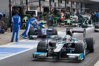 World © Octane Photographic Ltd. Saturday 5th July 2014. GP2 Race 1 – British GP - Silverstone - UK. Nathanael Berthon - Venezuela GP Lazarus. Digital Ref : 1022JM1D1299