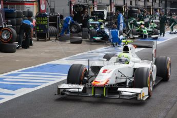 World © Octane Photographic Ltd. Saturday 5th July 2014. GP2 Race 1 – British GP - Silverstone - UK. Kimiya Sato - Campos Racing. Digital Ref :