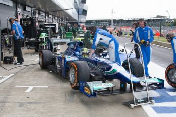 World © Octane Photographic Ltd. Saturday 5th July 2014. GP2 Race 1 – British GP - Silverstone - UK. Julian Leal - Carlin. Digital Ref : 1022JM1D1312