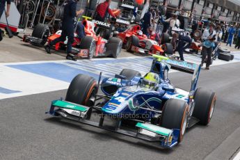 World © Octane Photographic Ltd. Saturday 5th July 2014. GP2 Race 1 – British GP - Silverstone - UK. Julian Leal - Carlin. Digital Ref : 1022JM1D1321