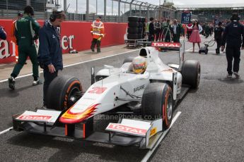 World © Octane Photographic Ltd. Saturday 5th July 2014. GP2 Race 1 – British GP - Silverstone - UK. Arthur Pic - Campos Racing. Digital Ref : 1022JM1D1342