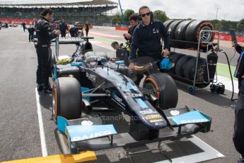World © Octane Photographic Ltd. Saturday 5th July 2014. GP2 Race 1 – British GP - Silverstone - UK. Nathanael Berthon - Venezuela GP Lazarus. Digital Ref : 1022JM1D1354