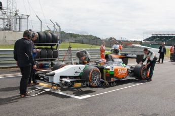 World © Octane Photographic Ltd. Saturday 5th July 2014. GP2 Race 1 – British GP - Silverstone - UK. Jon Lancaster - Hilmer Motorsport. Digital Ref: 1022JM1D1356