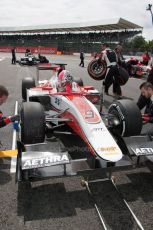 World © Octane Photographic Ltd. Saturday 5th July 2014. GP2 Race 1 – British GP - Silverstone - UK. Takuya Izawa - ART Grand Prix. Digital Ref : 1022JM1D1368