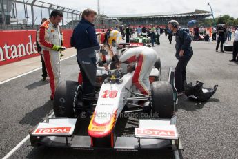 World © Octane Photographic Ltd. Saturday 5th July 2014. GP2 Race 1 – British GP - Silverstone - UK. Arthur Pic - Campos Racing. Digital Ref : 1022JM1D1390