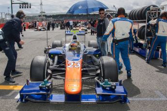 World © Octane Photographic Ltd. Saturday 5th July 2014. GP2 Race 1 – British GP - Silverstone - UK. Johnny Cecotto - Trident. Digital Ref : 1022JM1D1398