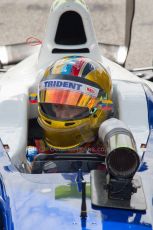 World © Octane Photographic Ltd. Saturday 5th July 2014. GP2 Race 1 – British GP - Silverstone - UK. Johnny Cecotto - Trident. Digital Ref : 1022JM1D1399