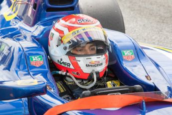 World © Octane Photographic Ltd. Saturday 5th July 2014. GP2 Race 1 – British GP - Silverstone - UK. Felipe Nasr - Carlin. Digital Ref : 1022JM1D1405