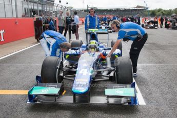 World © Octane Photographic Ltd. Saturday 5th July 2014. GP2 Race 1 – British GP - Silverstone - UK. Julian Leal - Carlin. Digital Ref :