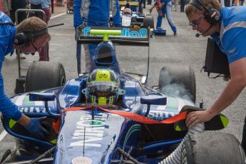 World © Octane Photographic Ltd. Saturday 5th July 2014. GP2 Race 1 – British GP - Silverstone - UK. Julian Leal - Carlin. Digital Ref : 1022JM1D1409