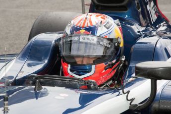 World © Octane Photographic Ltd. Saturday 5th July 2014. GP2 Race 1 – British GP - Silverstone - UK. Mitch Evans - RT Russian Time. Digital Ref : 1022JM1D1412
