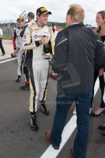 World © Octane Photographic Ltd. Saturday 5th July 2014. GP2 Race 1 – British GP - Silverstone - UK. Jolyon and Jonathan Palmer – DAMS. Digital Ref : 1022JM1D1470