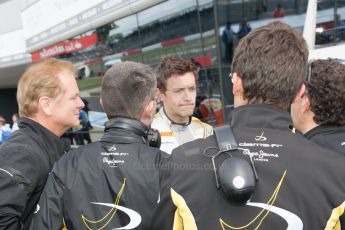 World © Octane Photographic Ltd. Saturday 5th July 2014. GP2 Race 1 – British GP - Silverstone - UK. Jolyon Palmer and DAMS team. Digital Ref : 1022JM1D1487