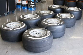 World © Octane Photographic Ltd. Friday Thursday 3rd July 2014. GP2 Paddock – Silverstone - UK. Pirelli tyres. Digital Ref :