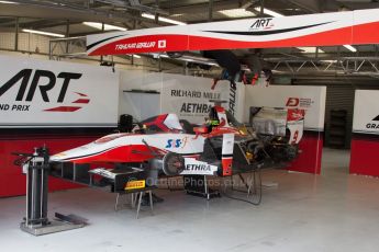 World © Octane Photographic Ltd. Friday Thursday 3rd July 2014. GP2 Paddock – Silverstone - UK. Takuya Izawa - ART Grand Prix. Digital Ref :