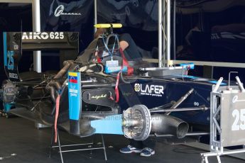 World © Octane Photographic Ltd. Friday Thursday 3rd July 2014. GP2 Paddock – Silverstone - UK. Conor Daly - Venezuela GP Lazarus. Digital Ref :