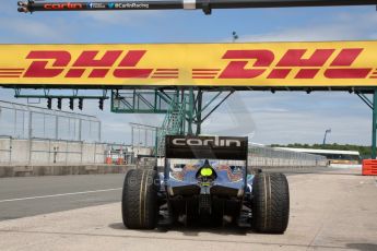 World © Octane Photographic Ltd. Friday Thursday 3rd July 2014. GP2 Paddock – Silverstone - UK. Julian Leal - Carlin. Digital Ref :