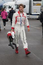 World © Octane Photographic Ltd. Saturday 5th July 2014. GP3 Qualifying Session, British GP, Silverstone - UK. Patrick Kujala - Marussia Manor Racing. Digital Ref : 1016JM1D1218