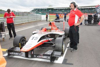 World © Octane Photographic Ltd. Saturday 5th July 2014. GP3 Race 1 Session, British GP, Silverstone - UK. Ryan Cullen - Marussia Manor Racing. Digital Ref : 1021JM1D1524