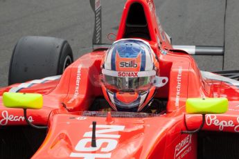 World © Octane Photographic Ltd. Saturday 5th July 2014. GP3 Race 1 Session, British GP, Silverstone - UK. Patric Niederhauser - Arden International. Digital Ref : 1021JM1D1529