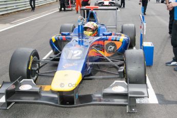 World © Octane Photographic Ltd. Saturday 5th July 2014. GP3 Race 1 Session, British GP, Silverstone - UK. Luis Sa Silva - Carlin. Digital Ref : 1021JM1D1530