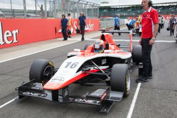 World © Octane Photographic Ltd. Saturday 5th July 2014. GP3 Race 1 Session, British GP, Silverstone - UK. Dean Stoneman - Marussia Manor Racing. Digital Ref : 1021JM1D1533